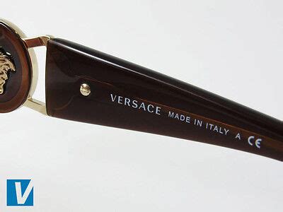 how to tell versace glasses are real|genuine Versace sunglasses.